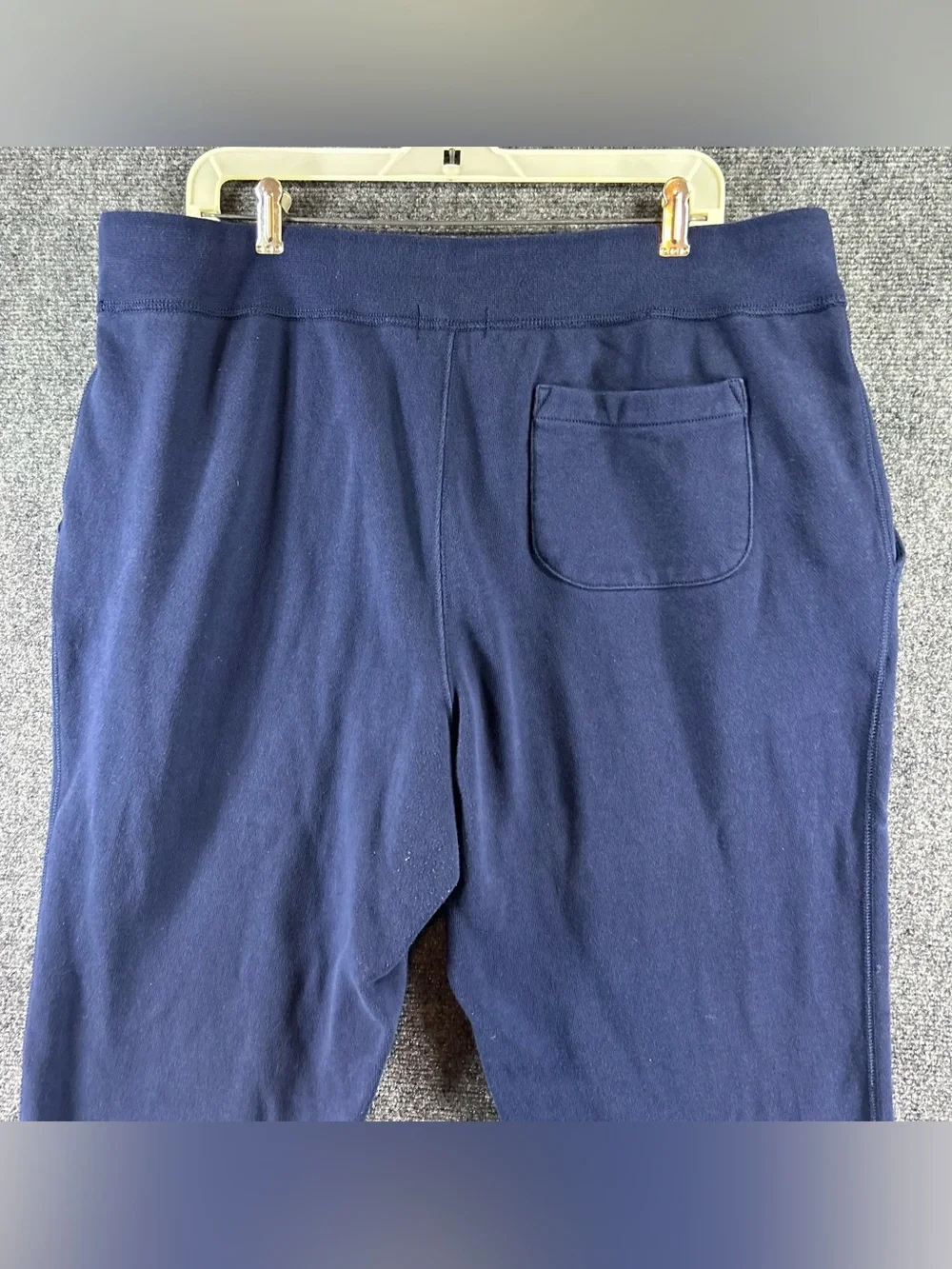 Polo Ralph Lauren Sweatpants Mens 2XL Navy Drawstring Gold Pony Logo Straight